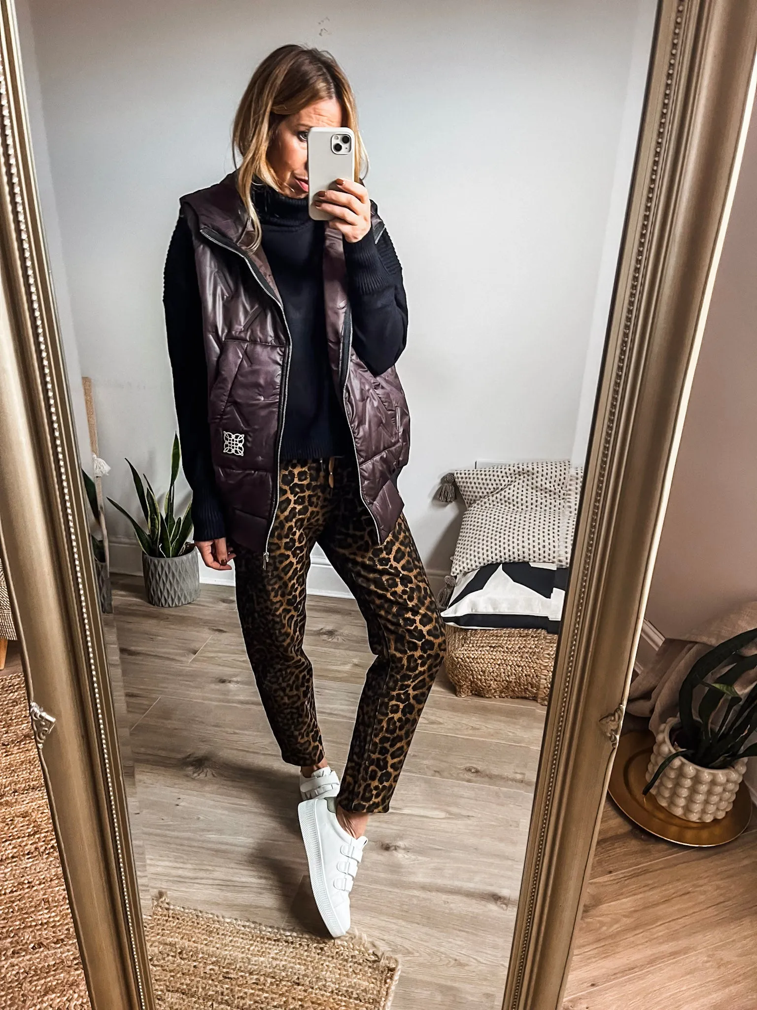 Chevron Padded Gilet