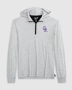 Colorado Rockies Hybrid Performance 1/4 Zip Hoodie Colorado Rockies Hybrid Performance 1/4 Zip Hoodie