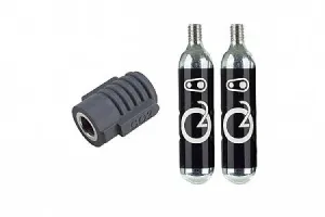 Crankbrothers 2x 16g CO2 Cartridge   Klic Pump Inflator Head Crankbrothers 2x 16g CO2 Cartridge   Klic Pump Inflator Head