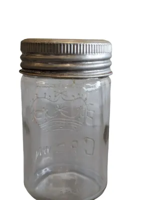 Crown Jar w/ Lid Crown Jar w/ Lid