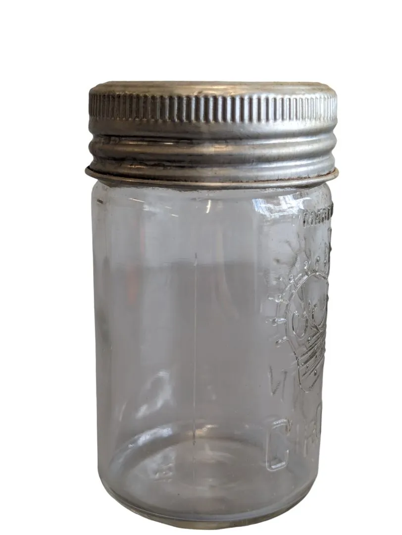 Crown Jar w/ Lid