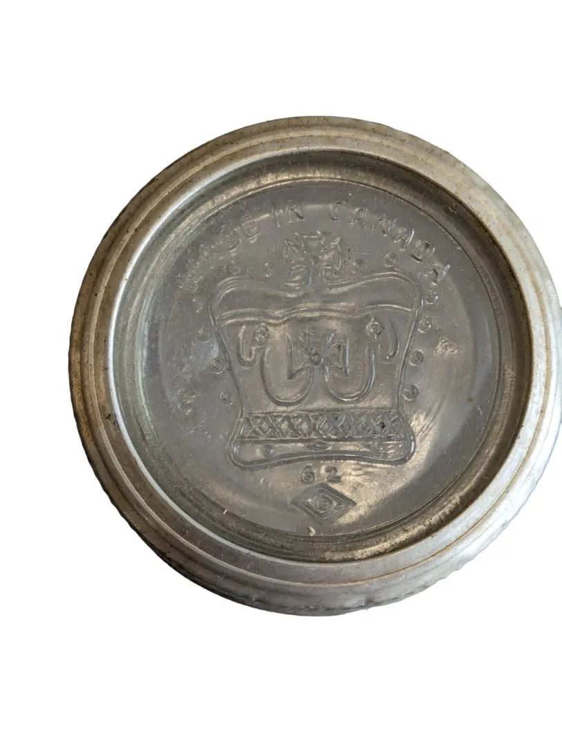Crown Jar w/ Lid