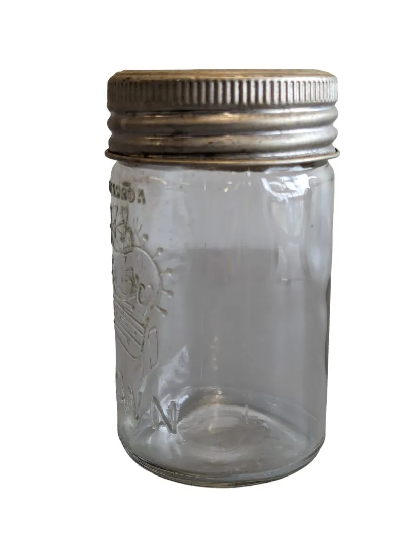 Crown Jar w/ Lid