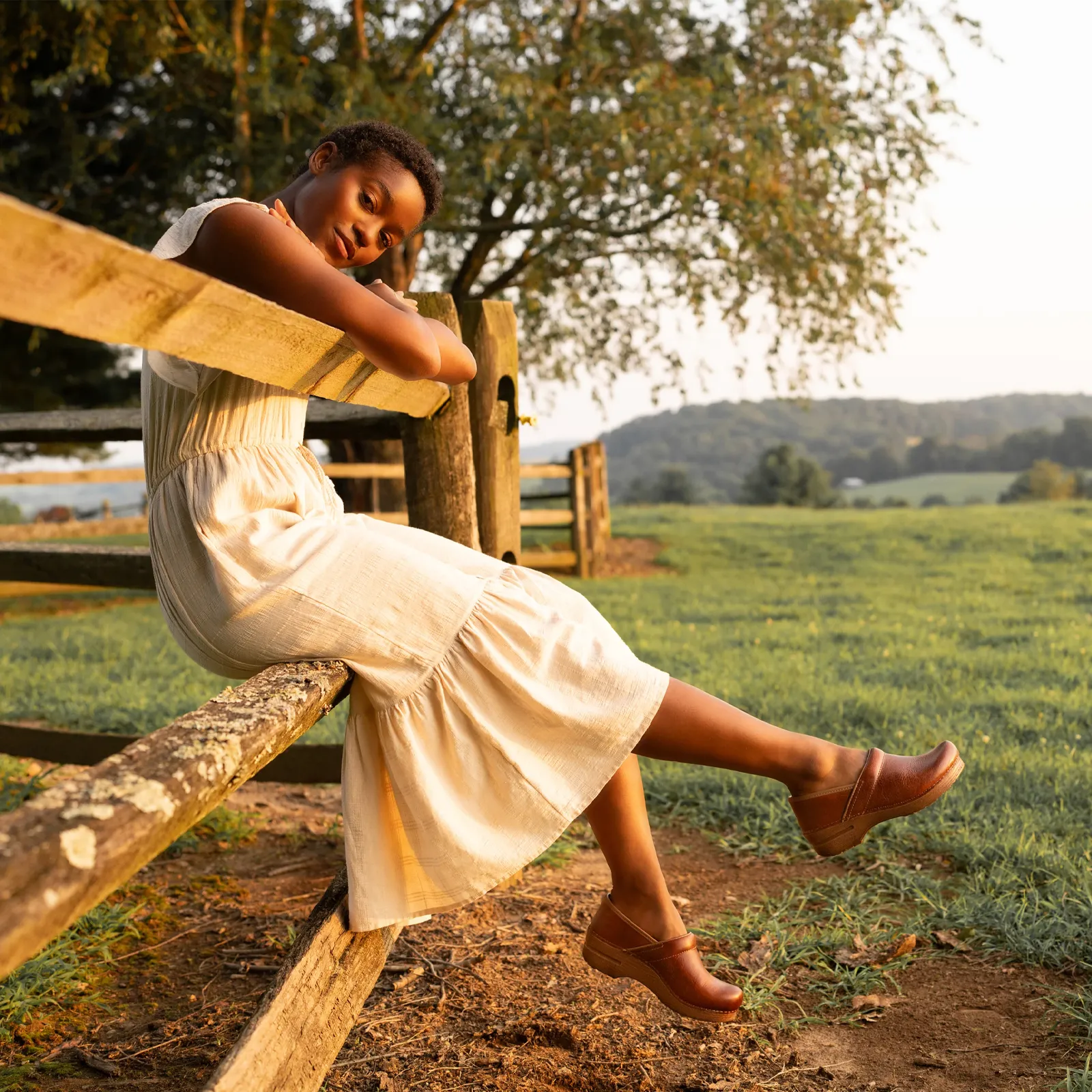 Dansko Professional Clog (Women) - Saddle Full Grain