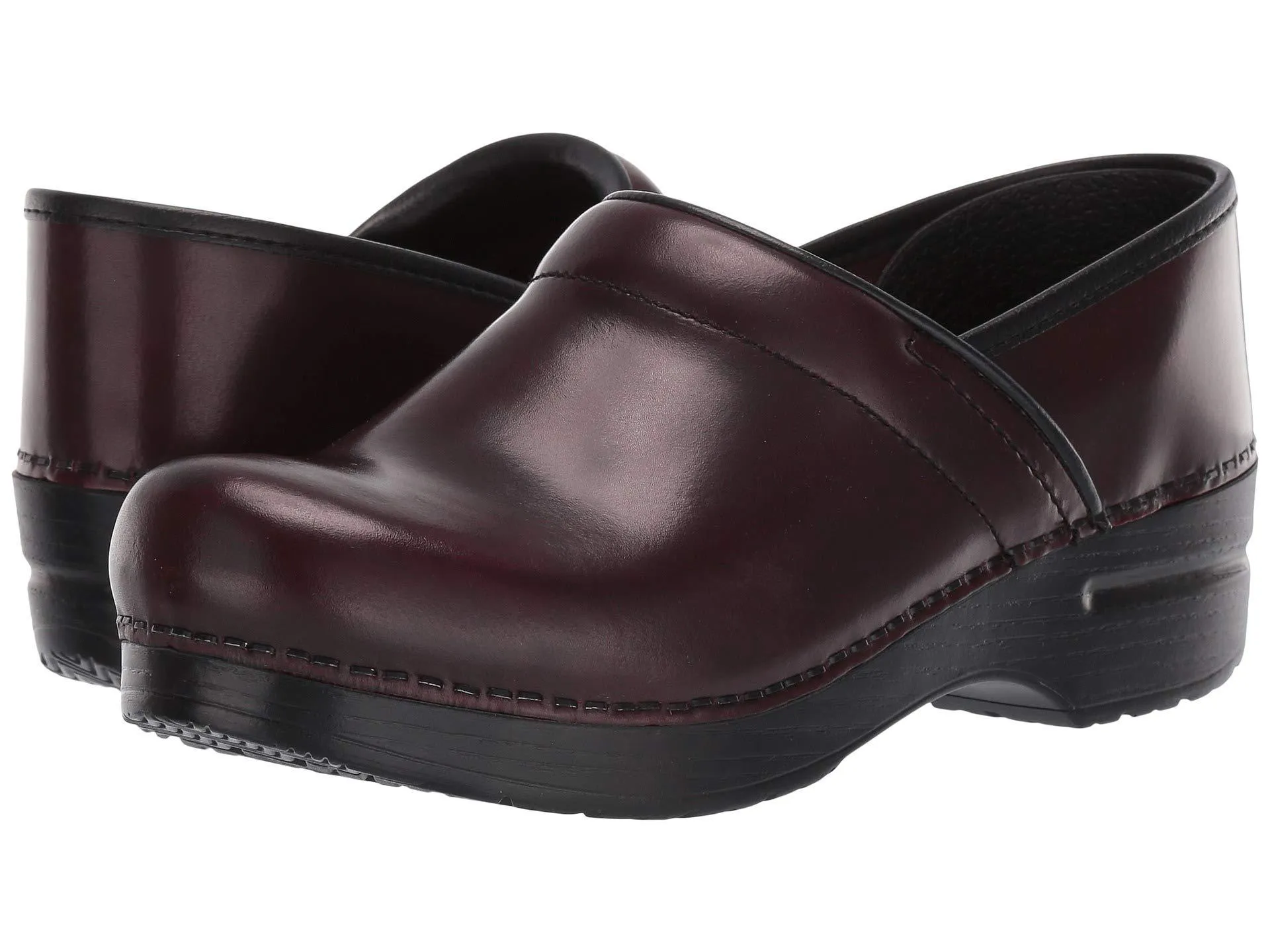 DANSKO Professional Cordovan Cabrio Leather Clogs
