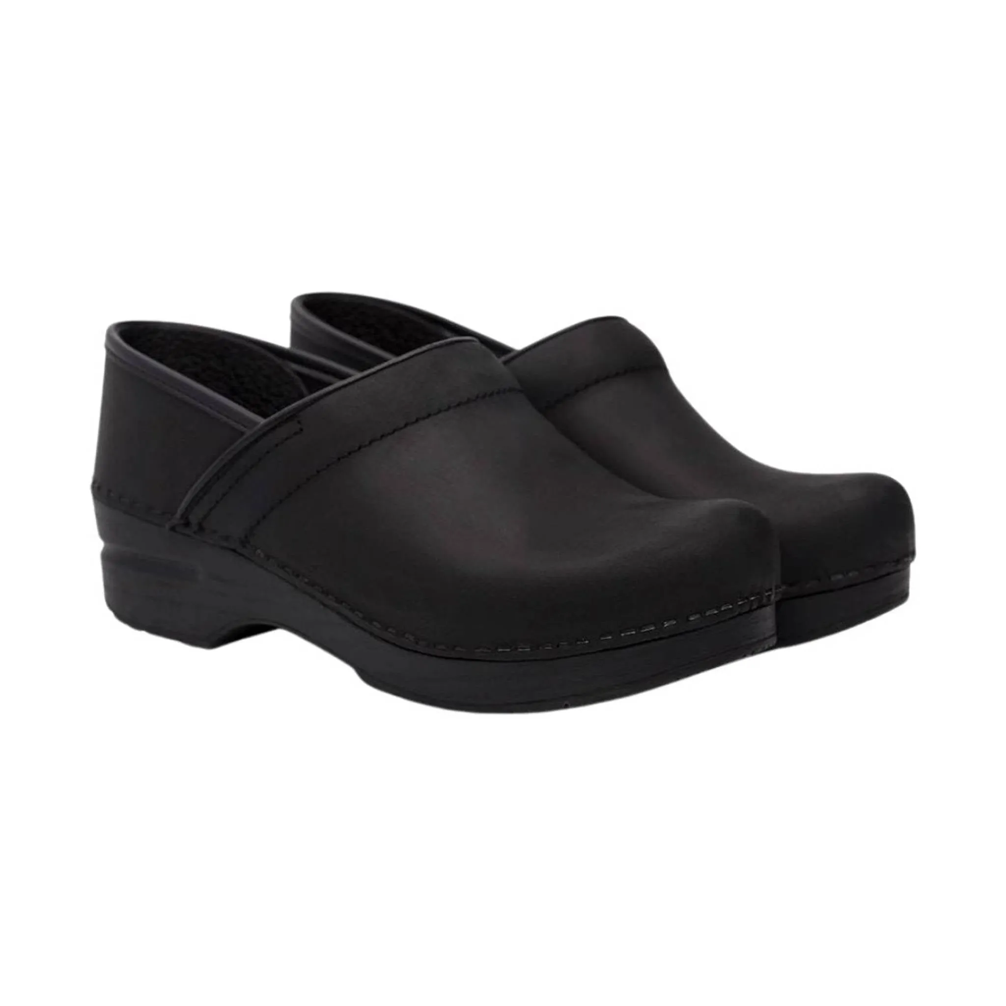 Dansko Women's Professional Clogs - Black Oiled