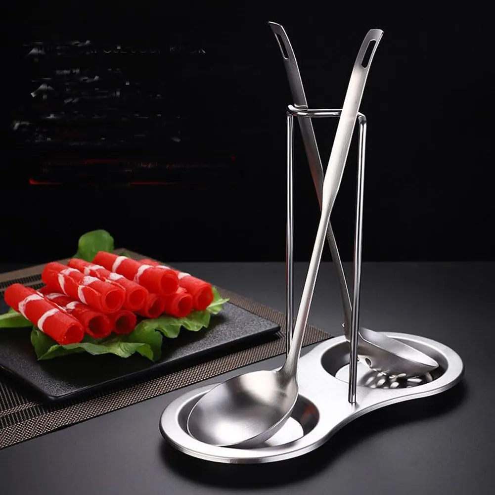 Detachable Stainless Steel Spoon Organizer Holder And Pot Lid Holder Hy-91