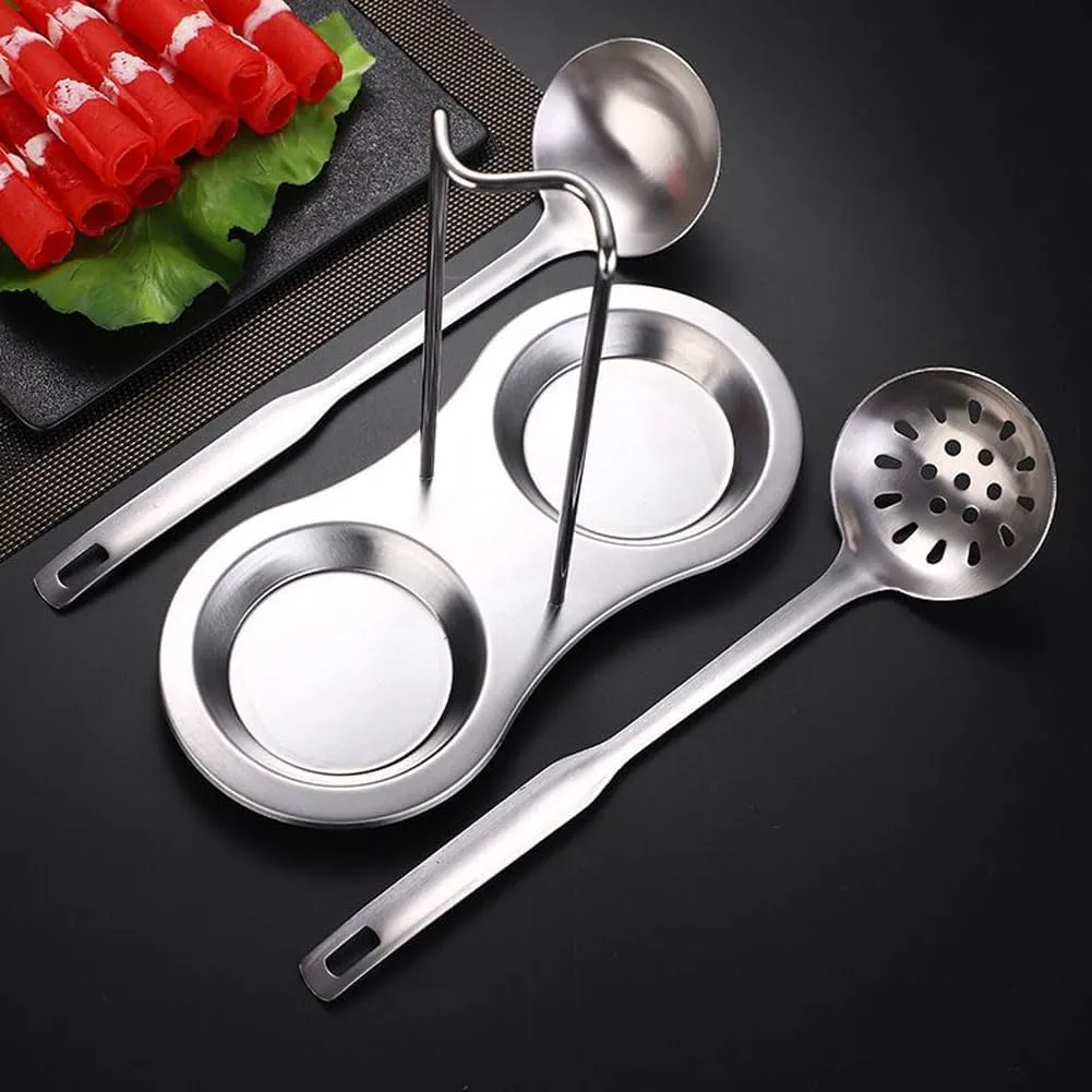 Detachable Stainless Steel Spoon Organizer Holder And Pot Lid Holder Hy-91