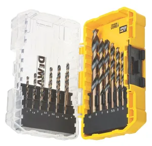 DeWalt   Straight Shank Black & Gold Metal Drilling Set 19 Piece Set DeWalt   Straight Shank Black & Gold Metal Drilling Set 19 Piece Set