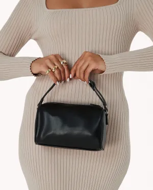 DONNA HANDLE BAG - BLACK DONNA HANDLE BAG - BLACK