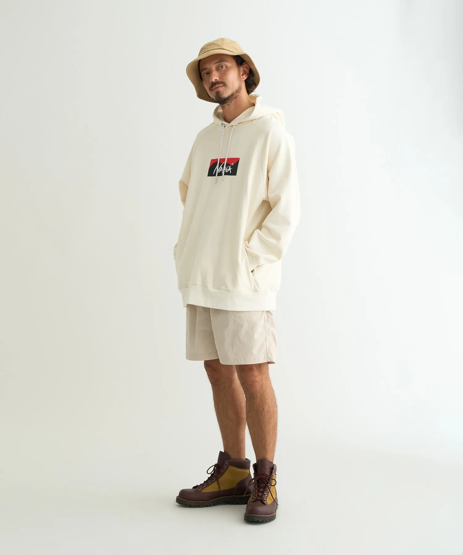 ECO HYBRID BOX LOGO SWEAT HOODIE(UNISEX)