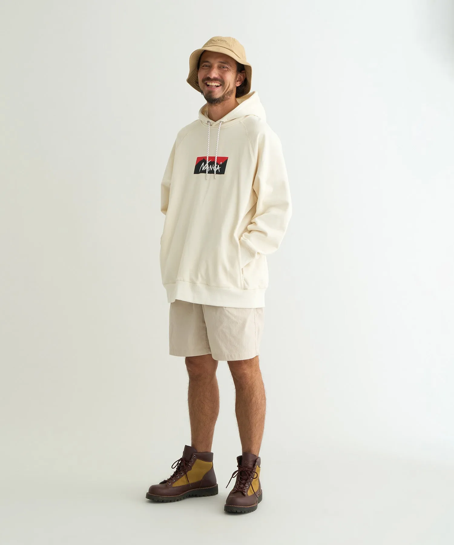 ECO HYBRID BOX LOGO SWEAT HOODIE(UNISEX)