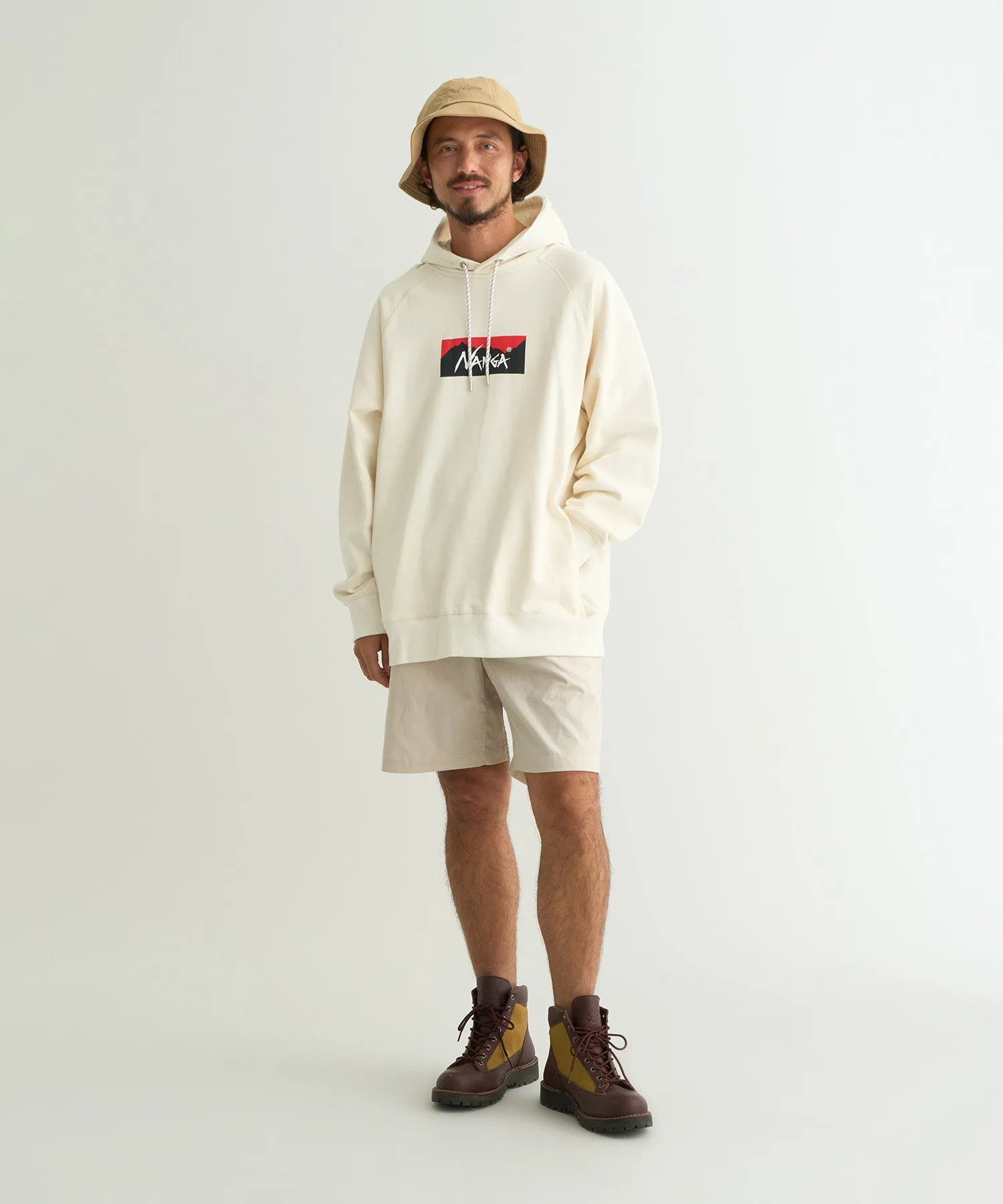 ECO HYBRID BOX LOGO SWEAT HOODIE(UNISEX)