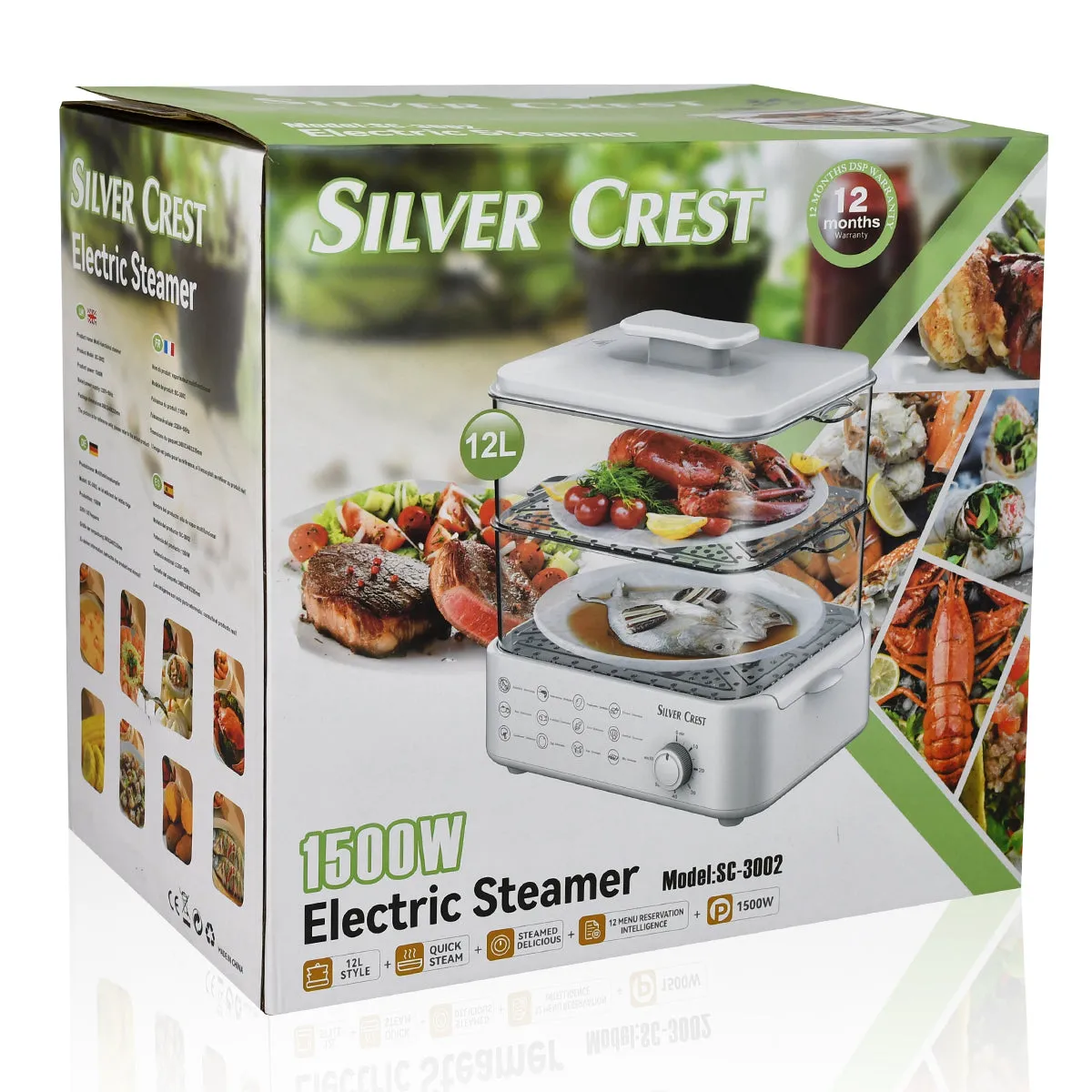 Electric Steamer 1500W