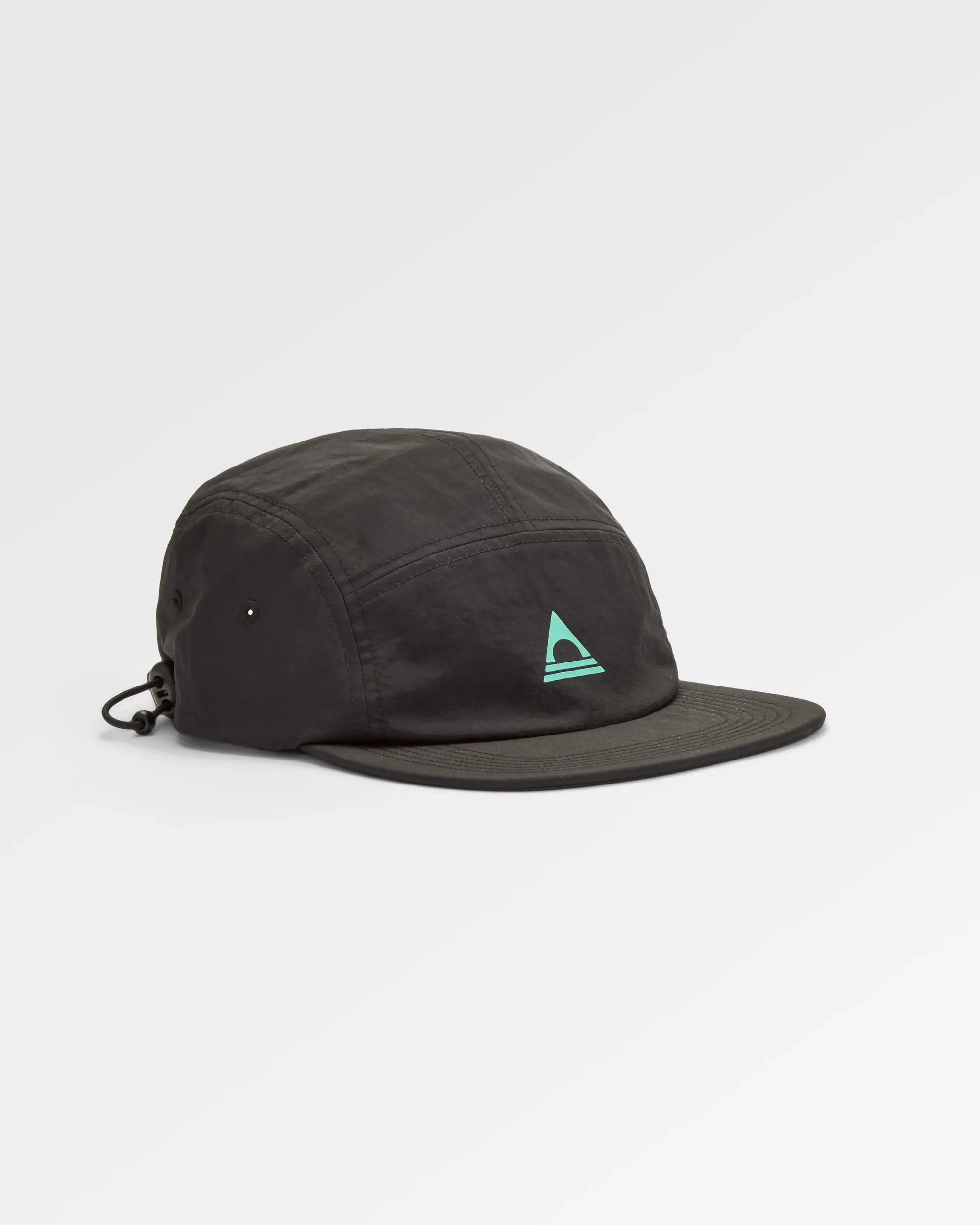Emerge 5 Panel Trail Cap - Black