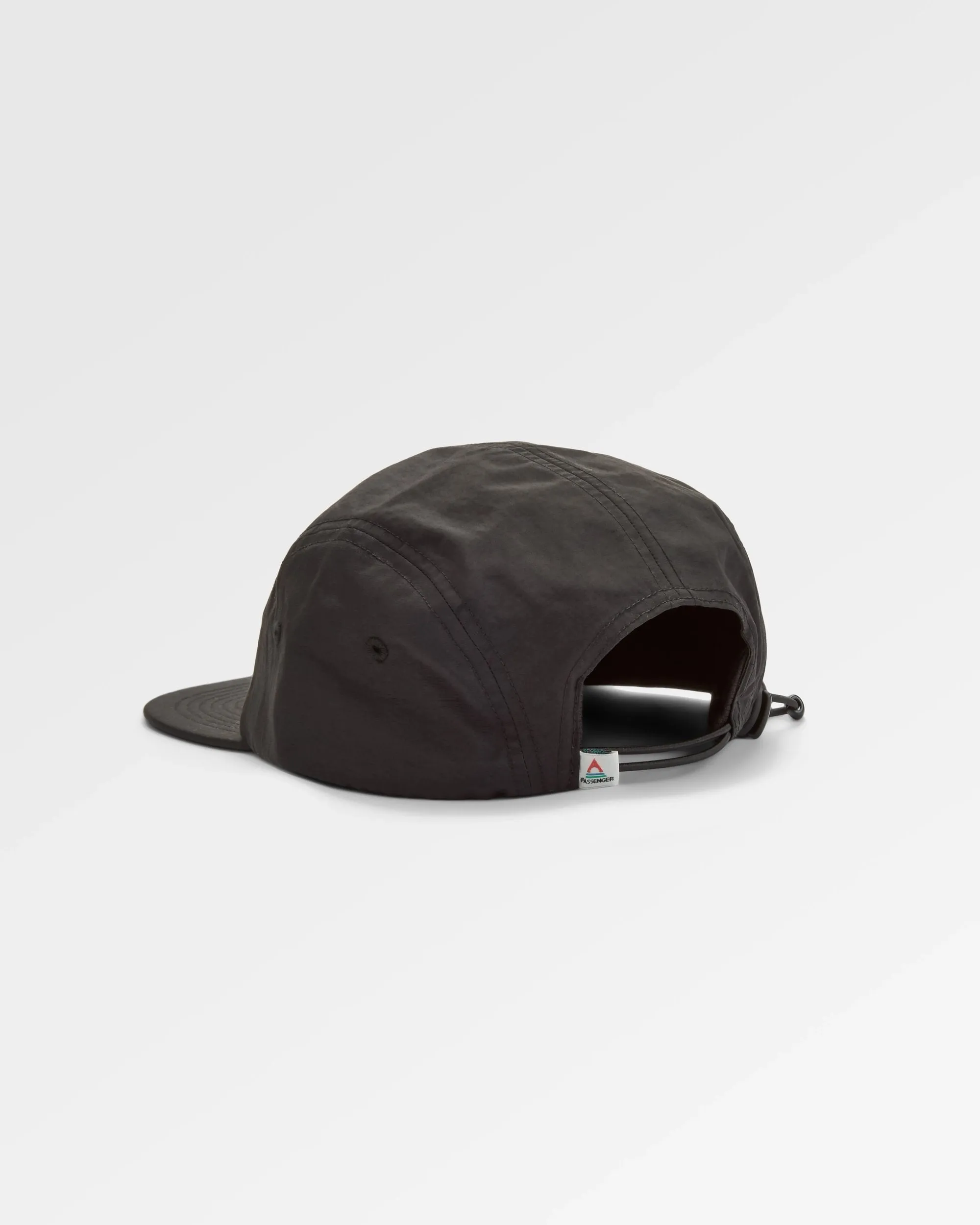 Emerge 5 Panel Trail Cap - Black