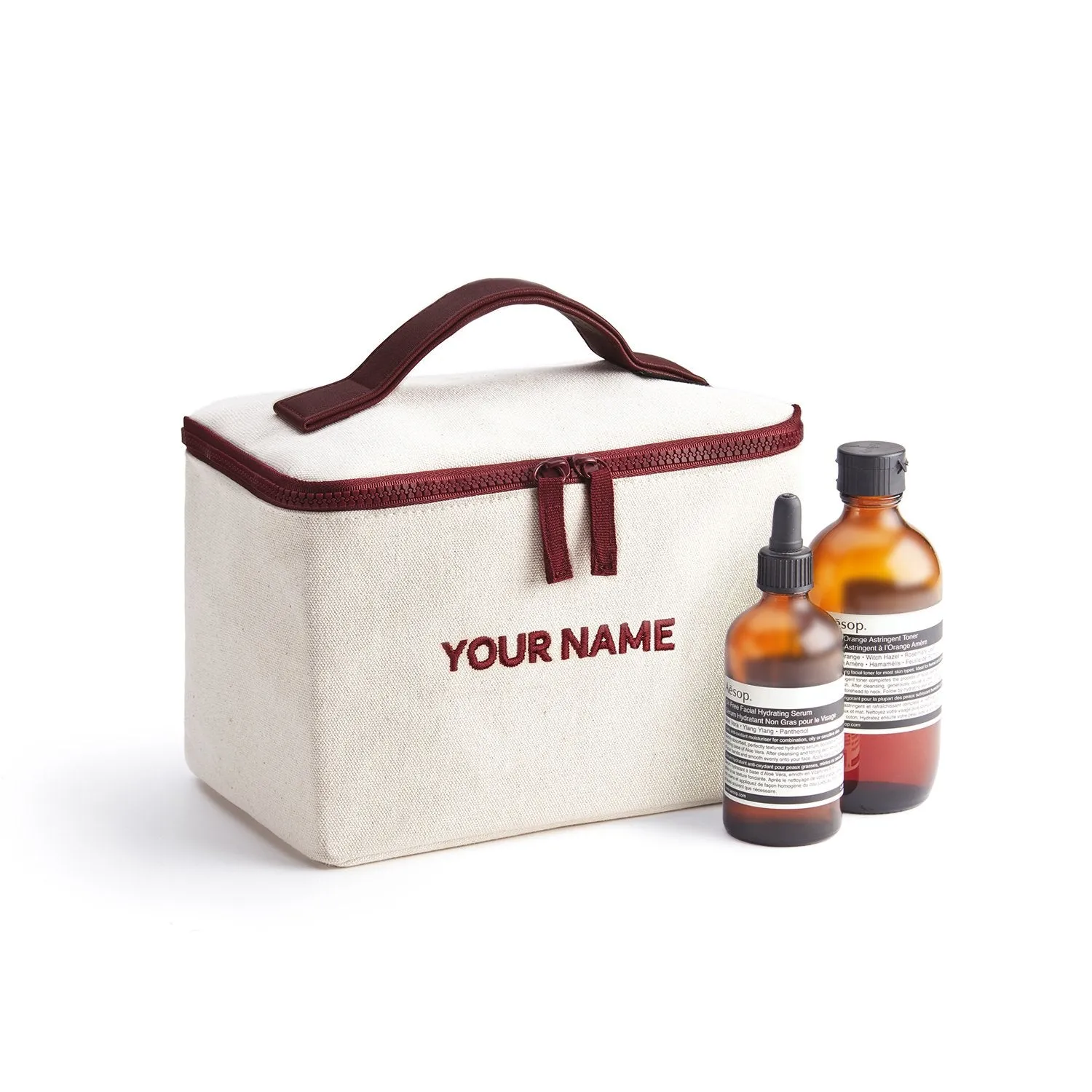 Esbelle - Beige/Maroon