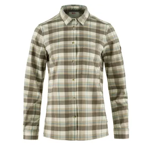 Fjallraven Womens Singi Fjall Shirt Chalk White / Fossil Fjallraven Womens Singi Fjall Shirt Chalk White / Fossil