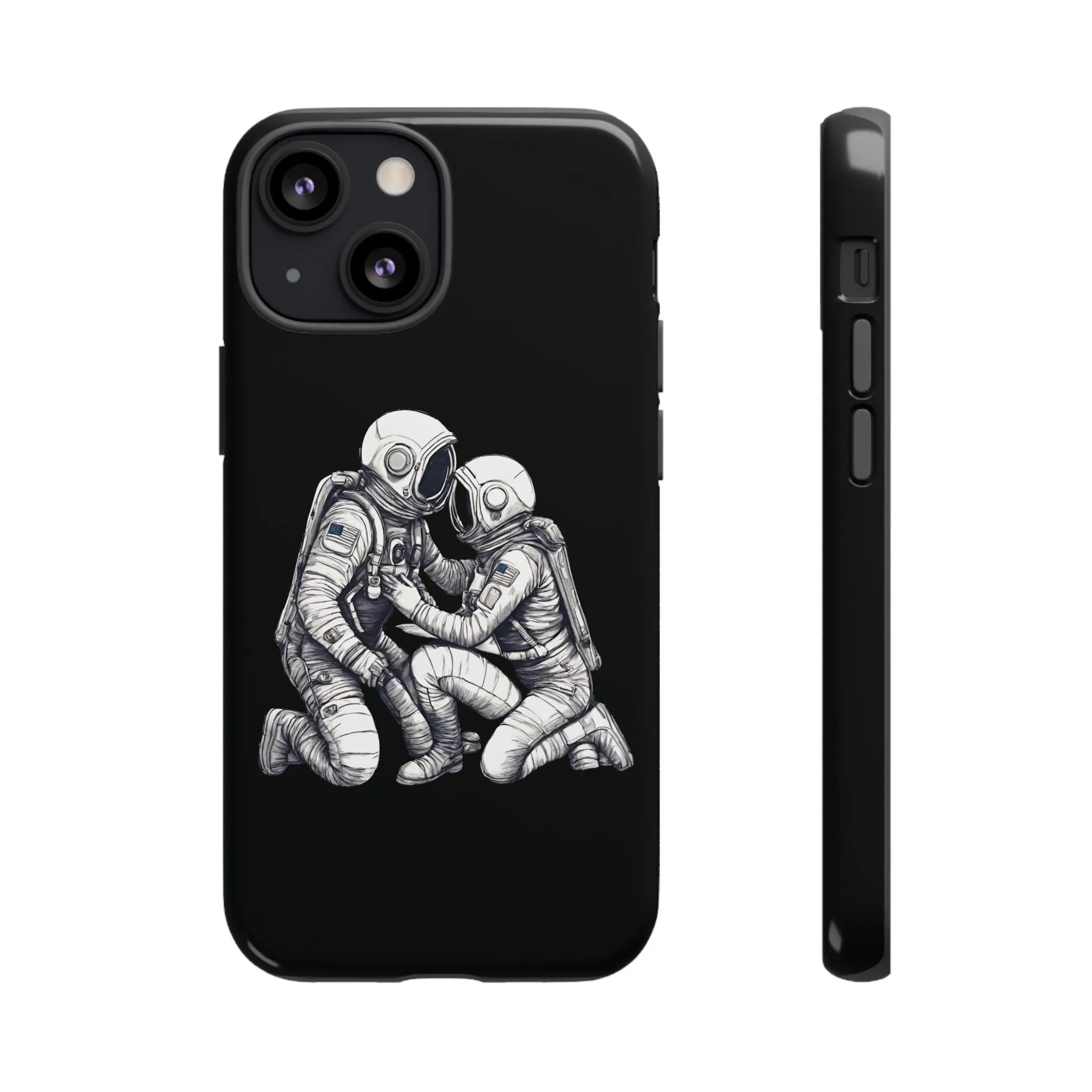 Here For You SpaceArt Sci-Fi Tough iPhone Mobile Cases