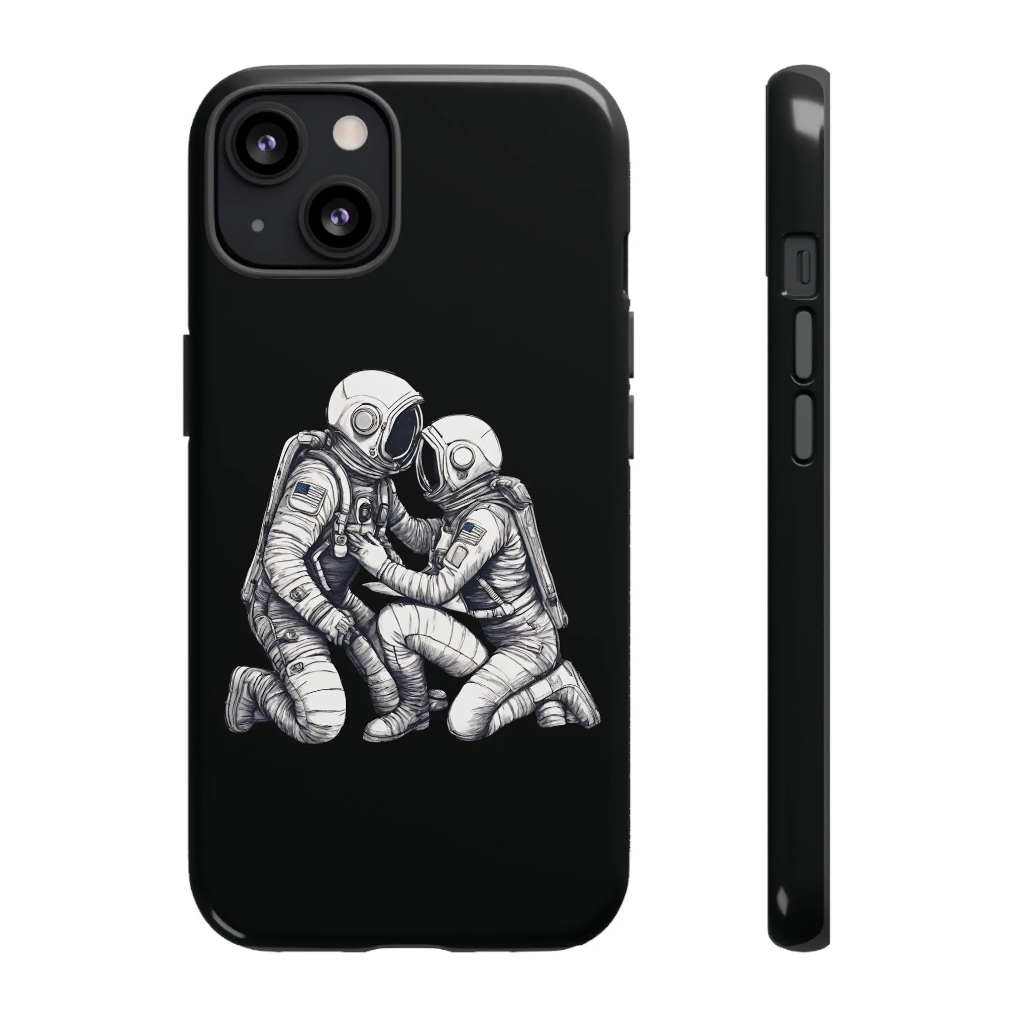 Here For You SpaceArt Sci-Fi Tough iPhone Mobile Cases