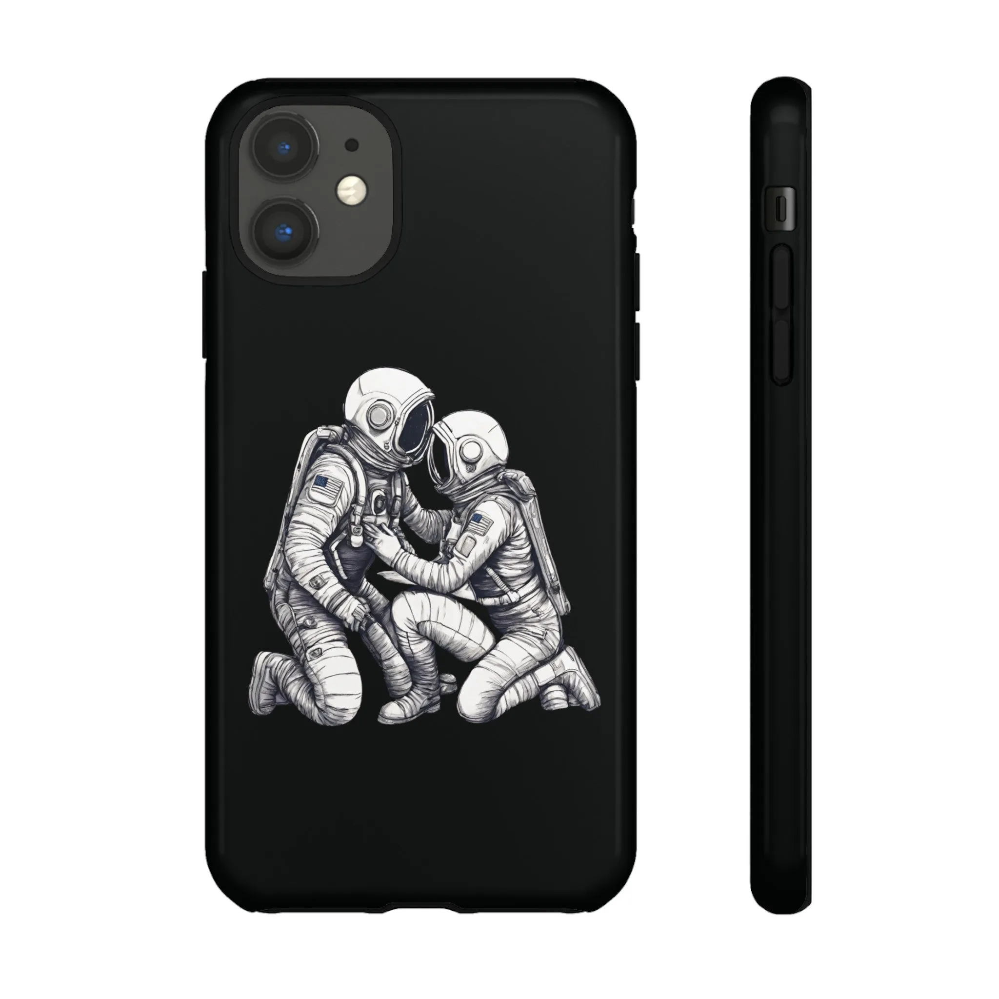Here For You SpaceArt Sci-Fi Tough iPhone Mobile Cases