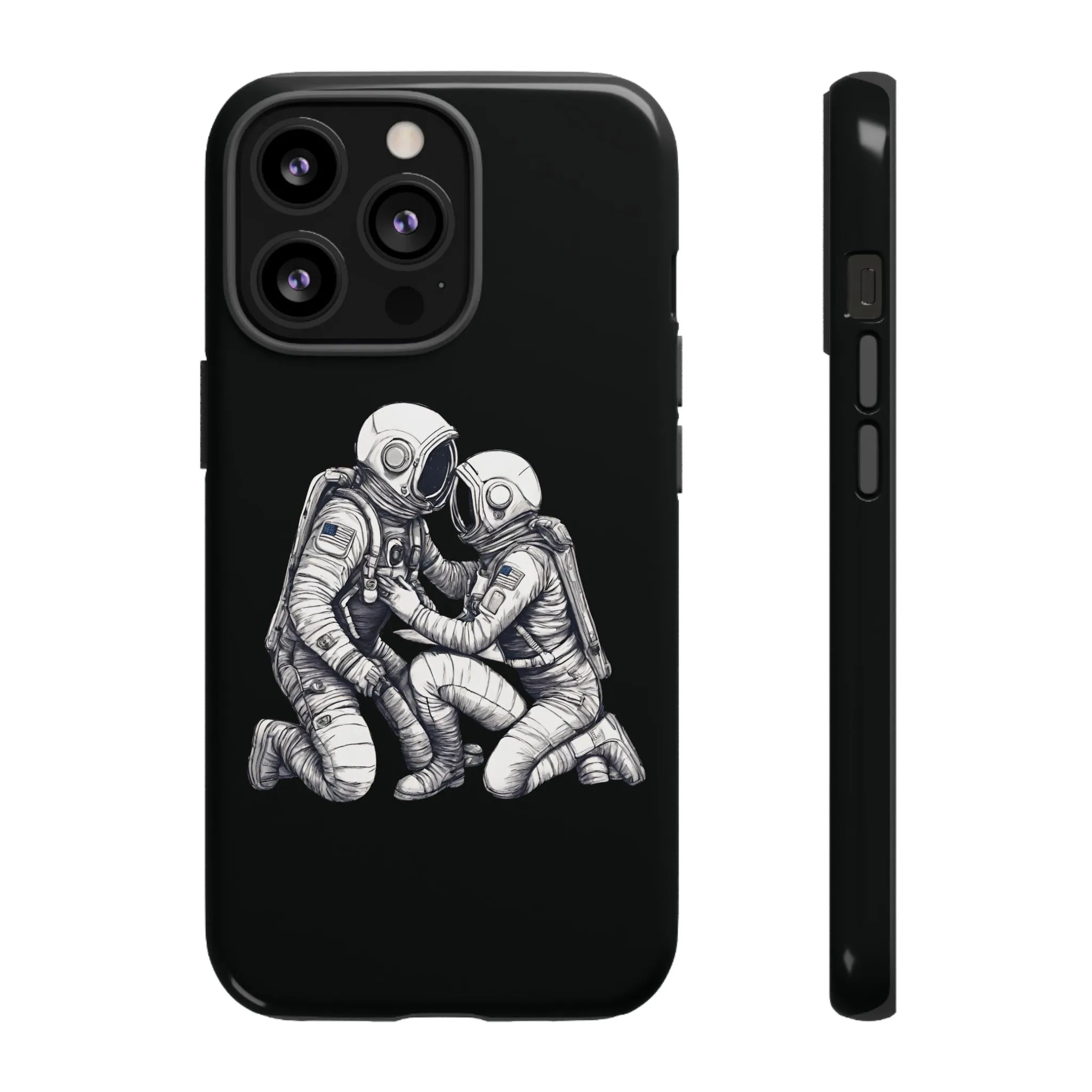 Here For You SpaceArt Sci-Fi Tough iPhone Mobile Cases