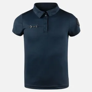 Horze Denise Kids Functional Polo Shirt Horze Denise Kids Functional Polo Shirt
