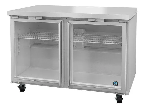 Hoshizaki UR48A-GLP01 48" Refrigerator Two Section Undercounter, Stainless Doors with Locks