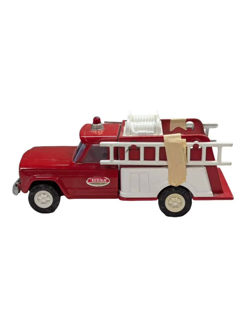 Jeep TONKA  Pressed Steel Diecast Fire Truck