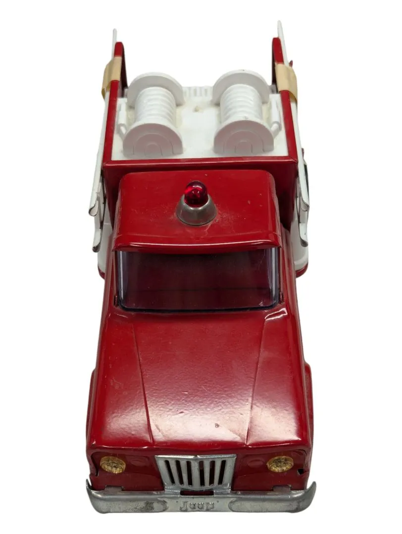 Jeep TONKA  Pressed Steel Diecast Fire Truck