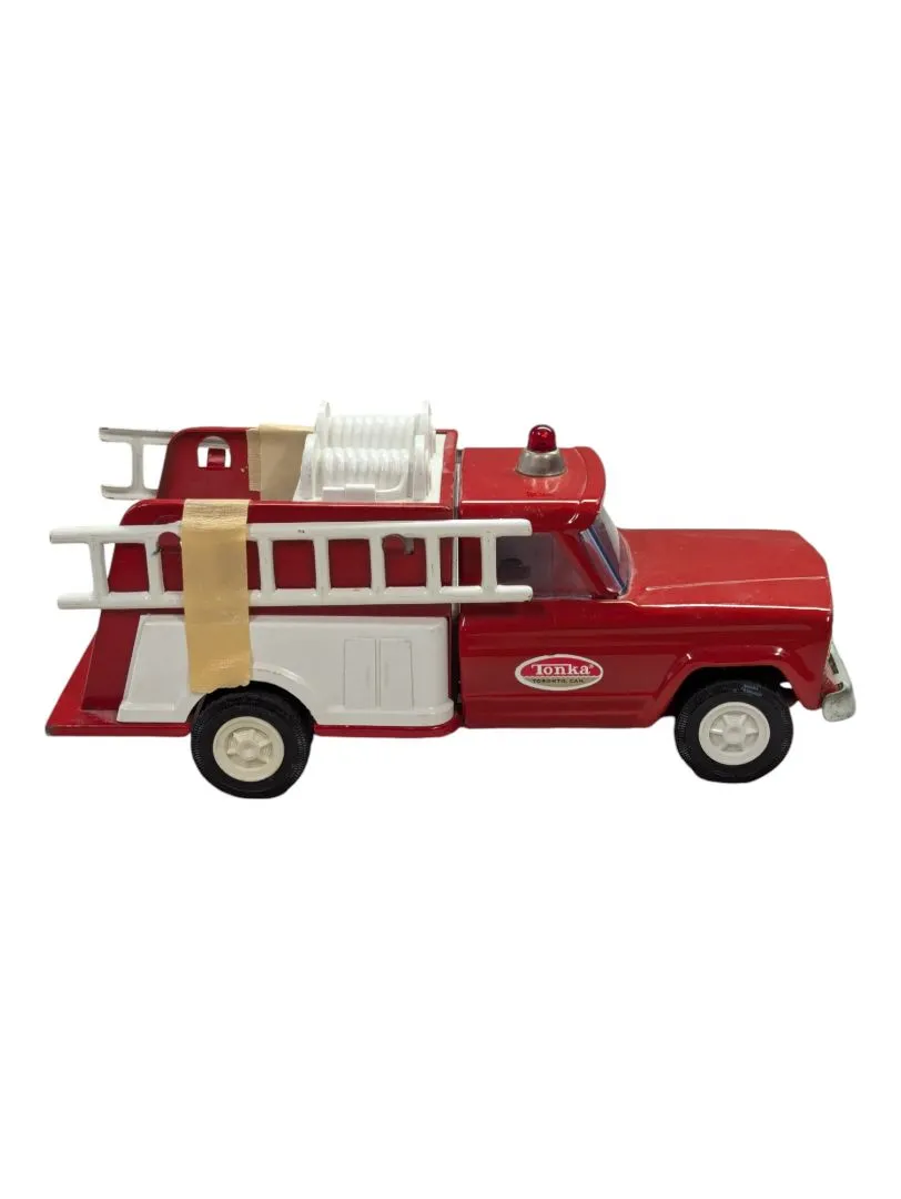 Jeep TONKA  Pressed Steel Diecast Fire Truck