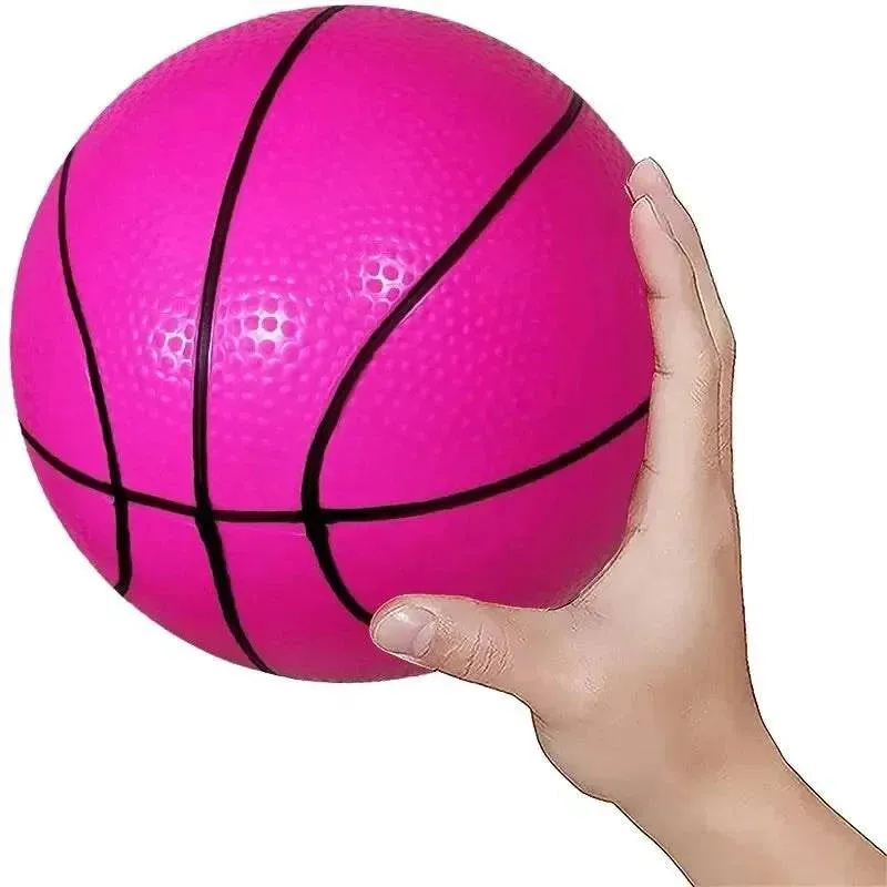 Kid Toy Squeeze Soft Foam Rubber Ball Orange Hand Wrist Exercise Stress Relief Colorful Squeezing Ball Basketball Training Ball