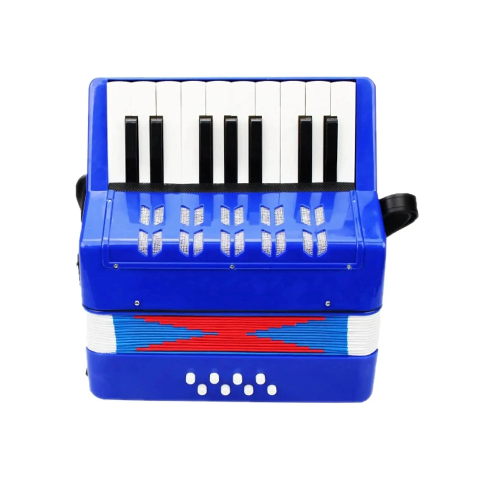 Kids Children Accordion 17-Key 8 Bass Mini Small Accordion Educational Musical Instrument for Beginner Birthday Gift