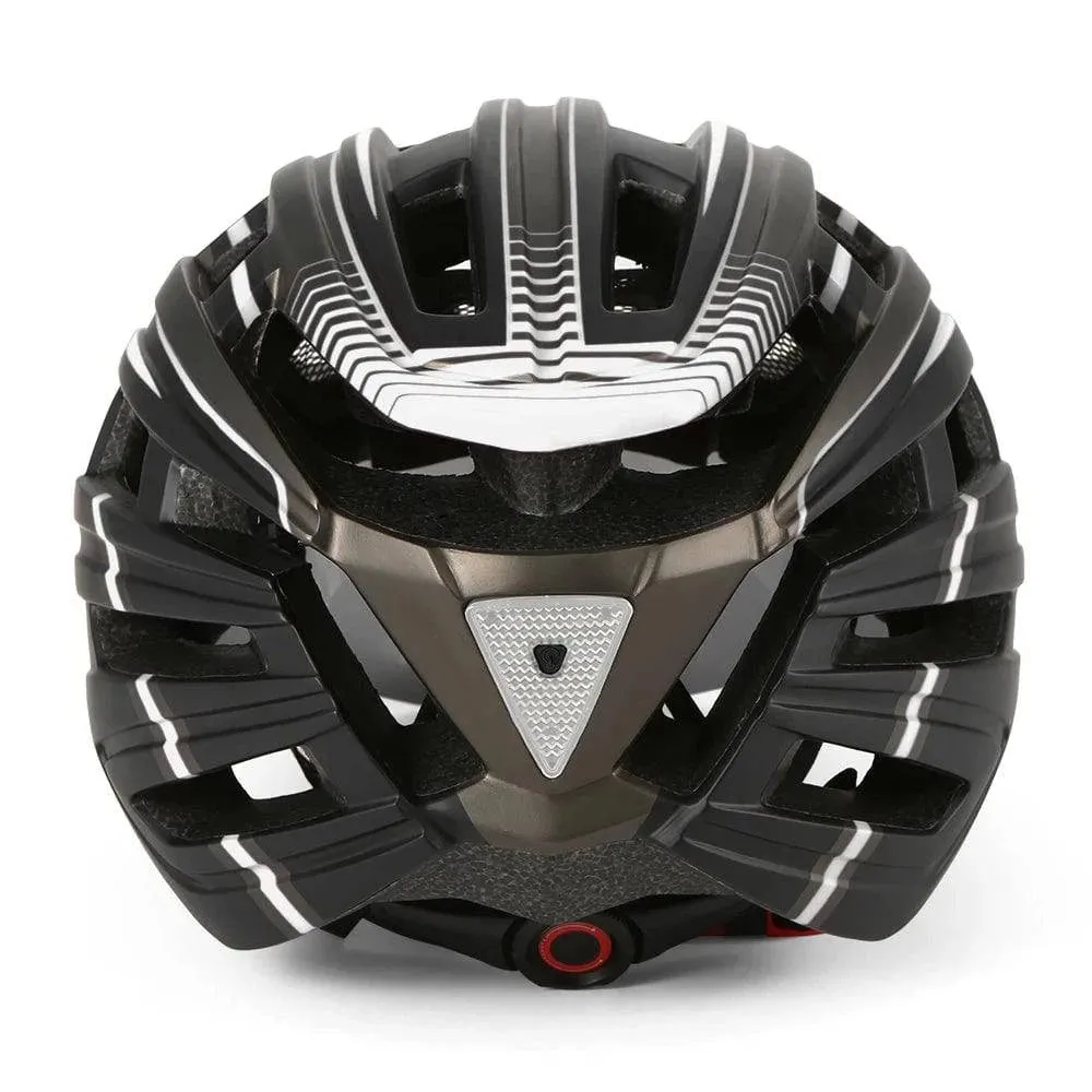 Lixada Bicycle Helmet LED Moutain Road USB Rechargeable Light Cycling Helmet For Man Sun Visor Goggles Men MTB Bike Headgear