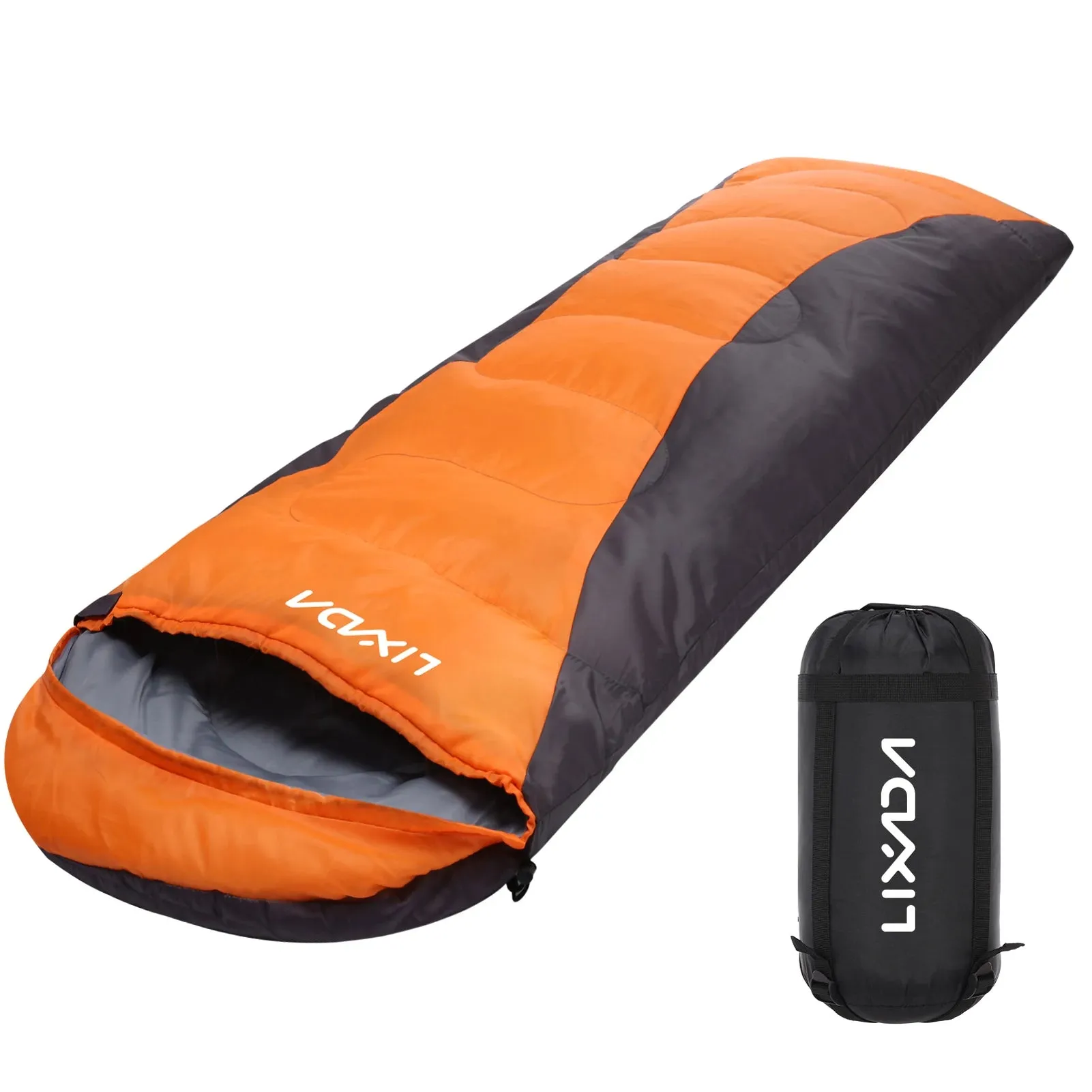 Lixada Sleeping Bag 4-Season Camping Warm Sleeping Bag Waterproof with Storage Bag for All Season Hiking Outdoor Adventure