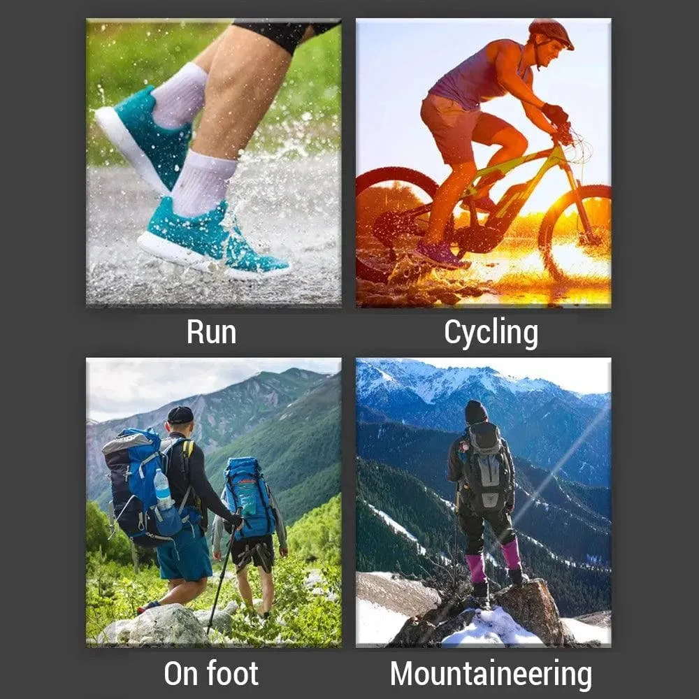 Long Tube Socks Waterproof Socks for Outdoor Activities Hiking Cycling Camping Keep Feet Warm and Dry