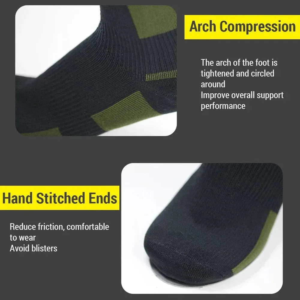 Long Tube Socks Waterproof Socks for Outdoor Activities Hiking Cycling Camping Keep Feet Warm and Dry