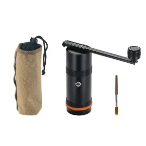 Manual Coffee Grinder Stainless Steel Conical Burr Coffee Grinder with Folding Handle for Camping