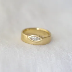 Marquise Diamond Balance Ring - One of a Kind