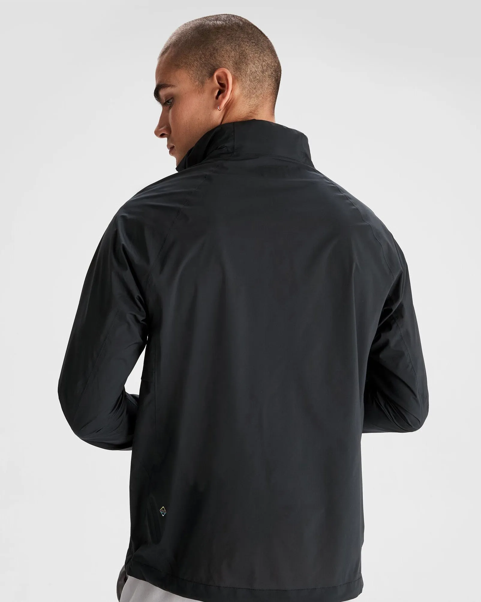 Men's Seeker 2.5L Rain Jacket - Black Stingray