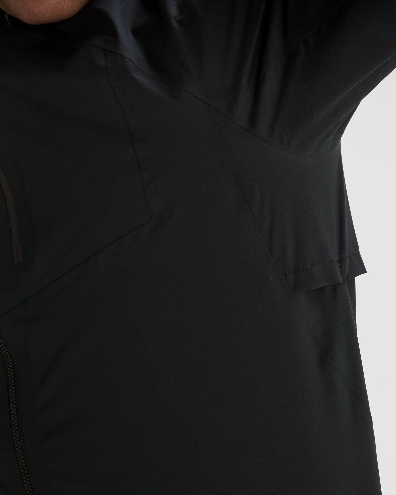 Men's Seeker 2.5L Rain Jacket - Black Stingray