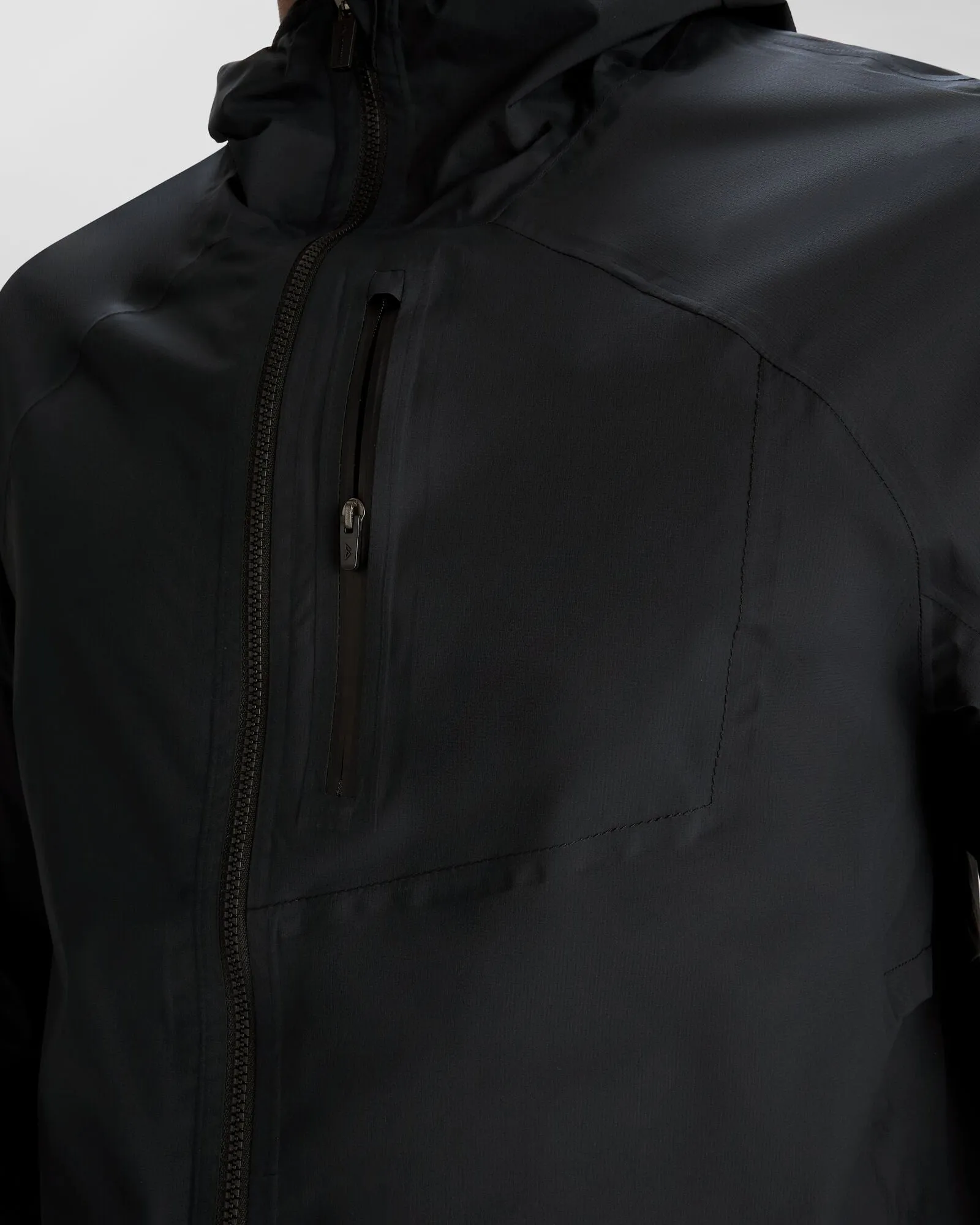 Men's Seeker 2.5L Rain Jacket - Black Stingray