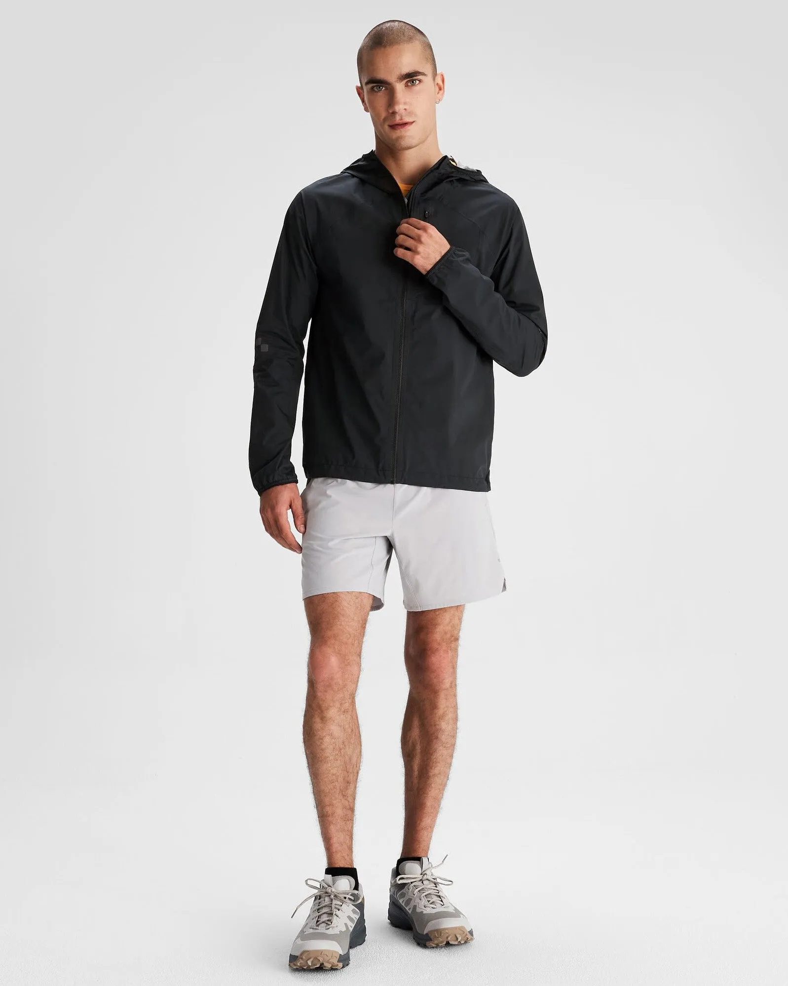 Men's Seeker 2.5L Rain Jacket - Black Stingray