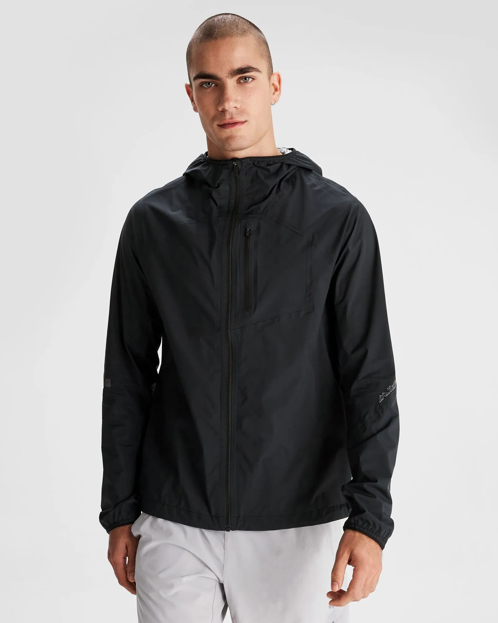 Men's Seeker 2.5L Rain Jacket - Black Stingray