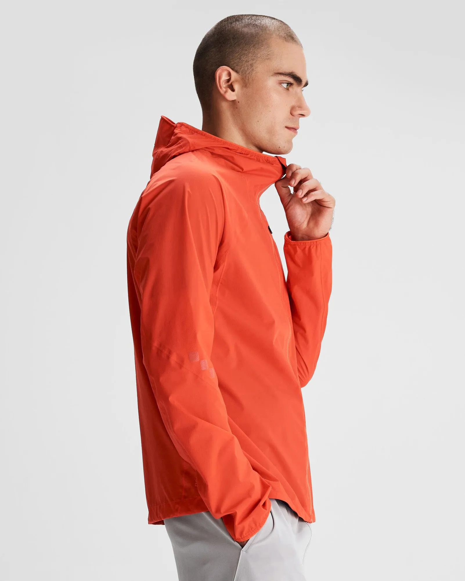Men's Seeker 2.5L Rain Jacket - Hut Orange