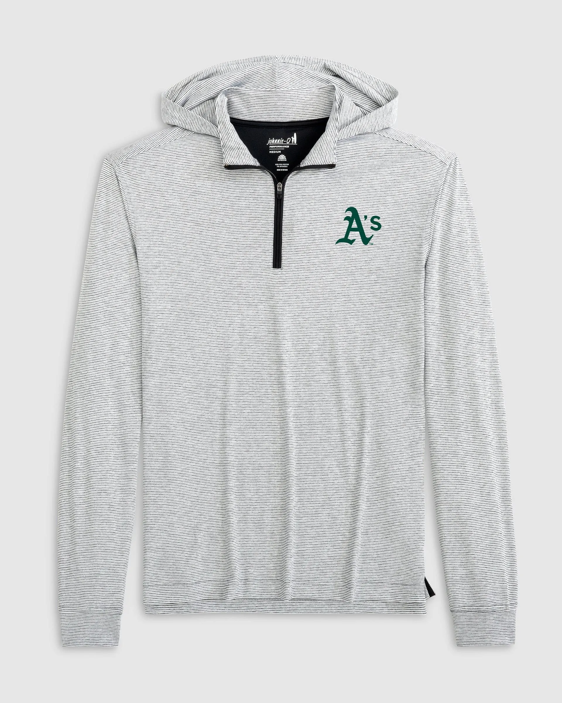 Oakland Athletics Hybrid Performance 1/4 Zip Hoodie