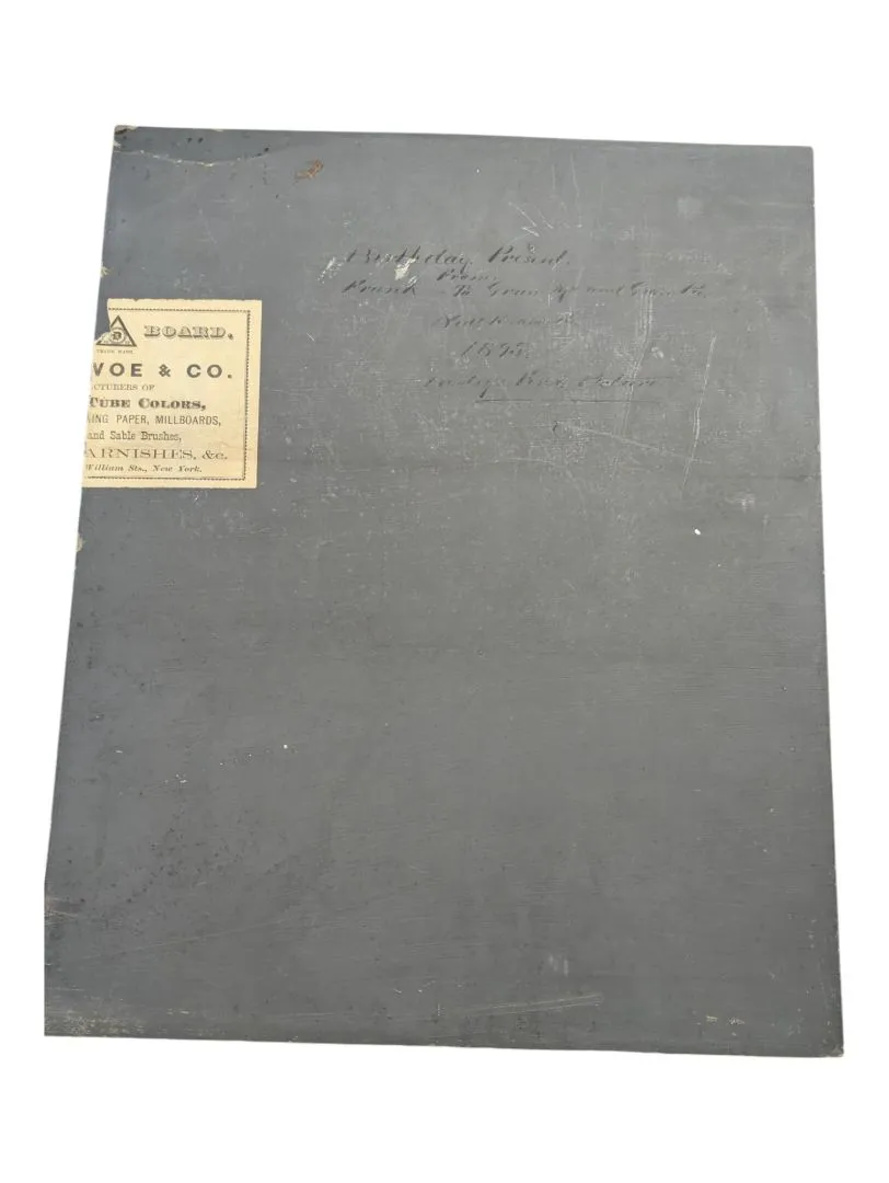 Original painting of rural cottage