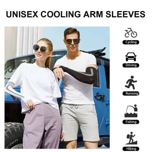 Outdoor Arm Sleeves UV Sun Protective Gloved Cooling Sleeves for Hiking Cycling Climbing Fishing Driving Sports Traveling Outdoor Arm Sleeves UV Sun Protective Gloved Cooling Sleeves for Hiking Cycling Climbing Fishing Driving Sports Traveling