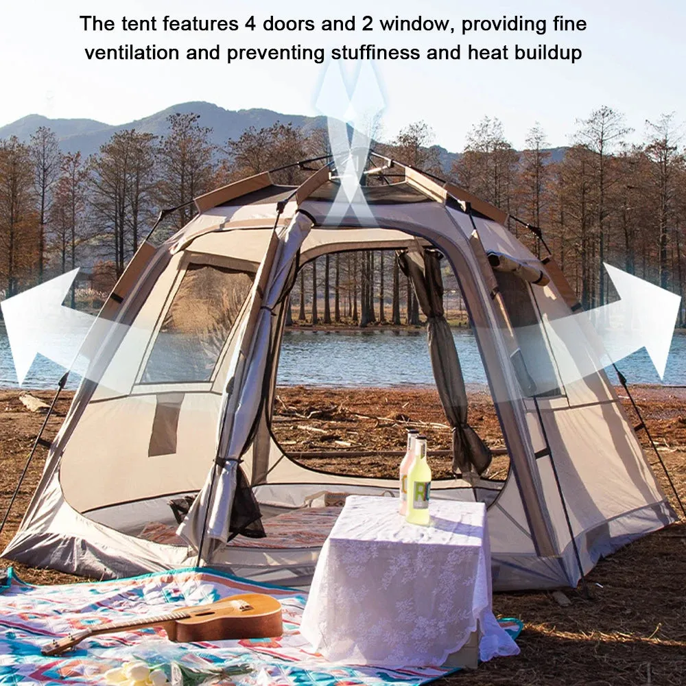 Outdoor Self-driving Travel Camping Tent Automatic Quick-opening Tent Rainproof Sunshine-proof Tent Hiking Sunshine Shelter
