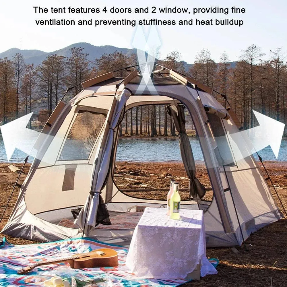 Outdoor Self-driving Travel Camping Tent Automatic Quick-opening Tent Rainproof Sunshine-proof Tent Hiking Sunshine Shelter
